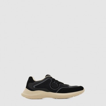 페라가모 남성 간치니 오너먼트 로우탑 스니커즈 - Ferragamo Mens Gancini Ornament Low