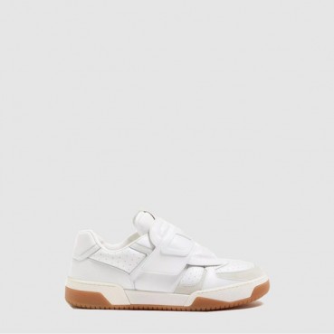 발렌티노 남성 주아 드 주에 나파 카프스킨 로우탑 스니커즈 - Valentino Mens Joie de Jouet Napa Calfskin Low