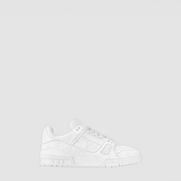 루이비통 여성 LV 트레이너 스니커즈 - Louis vuitton Womens LV Trainer Sneakers 
