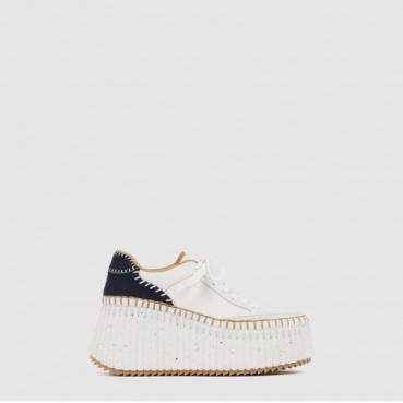 끌로에 여성 NAMA 웨지 스니커즈 - Chloe Womens NAMA Wedge Sneakers 