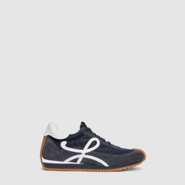 로에베 남/녀 나일론과 스웨이드 소재의 스무스 용 스니커즈 - Loewe Unisex Nylon Suede Smooth Sneakers 