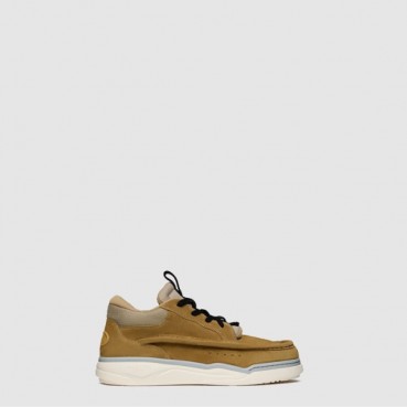 발렌티노 남성 미드탑 런부트 스플릿 가죽 스니커즈 - Valentino Mens Mid