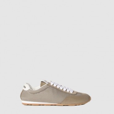 미우미우 여성 메쉬 스웨이드 플룸 스니커즈 - Miumiu Womens Mesh Suede Plume Sneakers 