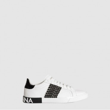 돌체앤가바나 남/녀 포르토피노 라이트 스니커즈 - Dolc&Gabbana Unisex Calfskin Portofino Light Sneakers 