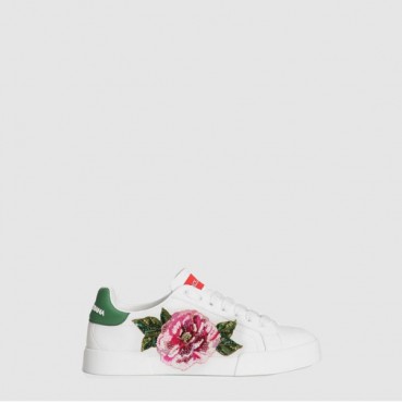 돌체앤가바나 남/녀 포르토피노 라이트 스니커즈 - Dolc&Gabbana Unisex Calfskin Portofino Light Sneakers 