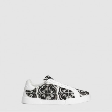 돌체앤가바나 남/녀 포르토피노 라이트 스트로벨 스니커즈 - Dolc&Gabbana Unisex Portofino Light Strobel Sneakers 