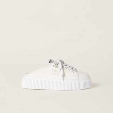 미우미우 여성 데님 스니커즈 뮬 - Miumiu Womens Denim Sneakers Mule 