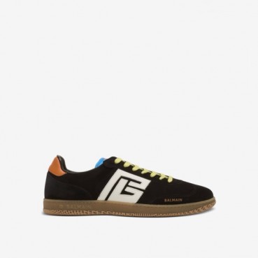 발망 남/녀 스완 로우탑 스니커즈 - Balmain Unisex Swan Sneaker 