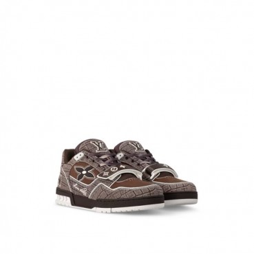 루이비통 남성 트레이너 스니커즈 - Louis vuitton Mens Trainer Maxi 