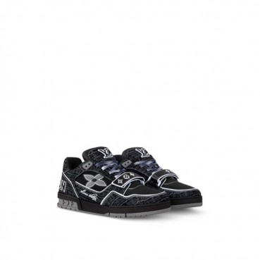 루이비통 남성 트레이너 스니커즈 - Louis vuitton Mens Trainer Maxi 