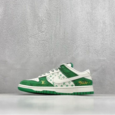 루이비통 x 나이키 남/녀 로우 스니커즈 - Louis vuitotn x Nike SB Dunk Low Unisex Sneaker 
