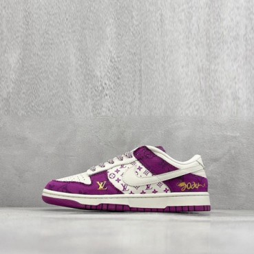 루이비통 x 나이키 남/녀 로우 스니커즈 - Louis vuitotn x Nike SB Dunk Low Unisex Sneaker 