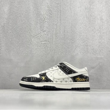 루이비통 x 나이키 남/녀 로우 스니커즈 - Louis vuitotn x Nike SB Dunk Low Unisex Sneaker 