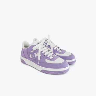 샤넬 여성 퍼플 스니커즈 - Chanel Womens Purple Sneakers 