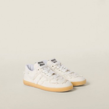 미우미우 여성 베이직 스니커즈 - Miumiu Womens Basic Sneaker 