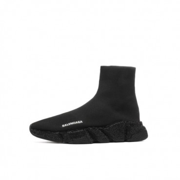 발렌시아가 남/녀 미들탑 스니커즈 - Balenciaga Unisex Black Sneakers 