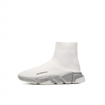 발렌시아가 남/녀 미들탑 스니커즈 - Balenciaga Unisex White Sneakers 