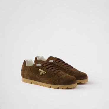 프라다 남성 브라운 스니커즈 - Prada Mens Brown Sneakers 