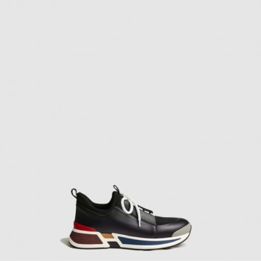 에르메스 남/녀 블랙 스니커즈 - Hermes Mens Unisex Just Sneakers 