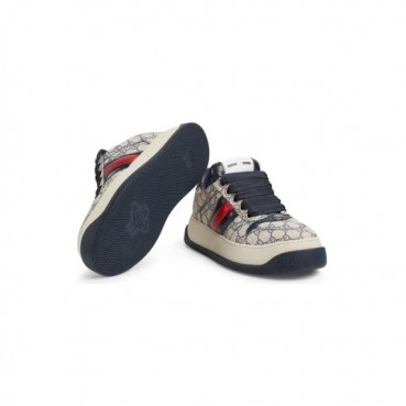 구찌 남성 네이비 스니커즈 - Gucci Mens Navy Sneakers 