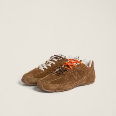 미우미우 x 뉴발런스 여성 브라운 스니커즈 - Miumiu x New Balance Womens Sneakers 