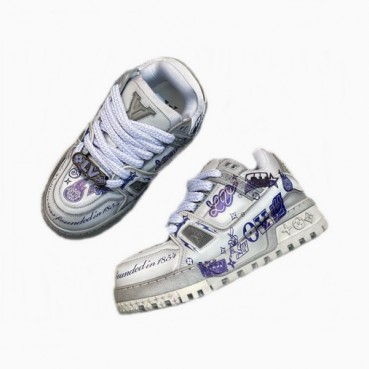 루이비통 남/녀 그라피티 스니커즈 - Louis vuitton Unisex Graffiti Sneakers 