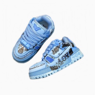 루이비통 남/녀 그라피티 스니커즈 - Louis vuitton Unisex Graffiti Sneakers 
