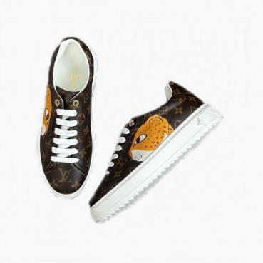 루이비통 남/녀 타임 아웃 스니커즈 - Louis vuitton Unisex Time Out Sneakers 