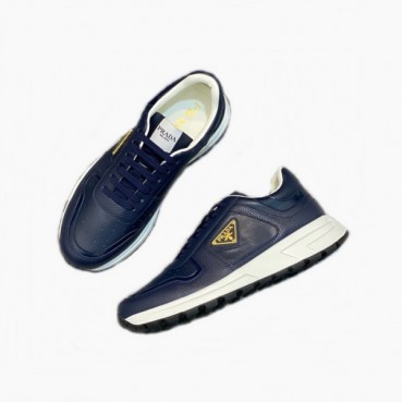 프라다 남성 네이비 스니커즈 - Prada Mens Navy Sneakers 