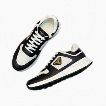 프라다 남성 블랙 스니커즈 - Prada Mens Black Sneakers 