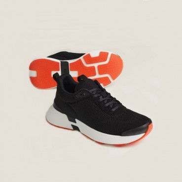 에르메스 남성 블랙 스니커즈 - Hermes Mens Heros Sneakers 