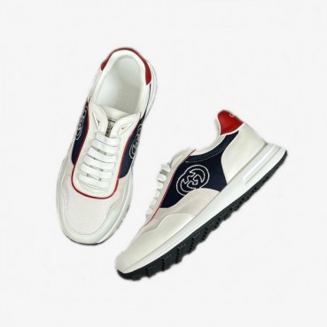 구찌 남성 네이비 스니커즈 - Gucci Mens Navy Sneakers 