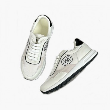 구찌 남성 화이트 스니커즈 - Gucci Mens White Sneakers 