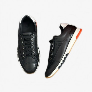 에르메스 남성 블랙 스니커즈 - Hermes Mens Black Sneakers 