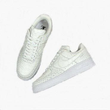 루이비통 x Air Force1 남성 화이트 스니커즈 - Louis vuitton x Air Force1 Mens White Sneakers 