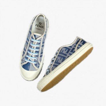 펜디 남/녀 블루 스니커즈 - Fendi Unisex Blue Sneakers 