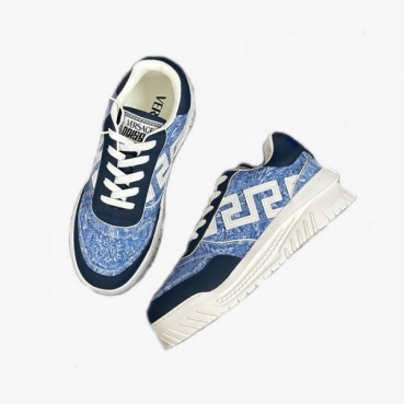 베르사체 남성 블루 스니커즈 - Versace Mens Blue Sneakers 