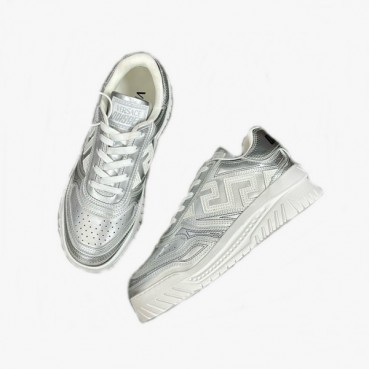 베르사체 남성 실버 스니커즈 - Versace Mens Silver Sneakers 