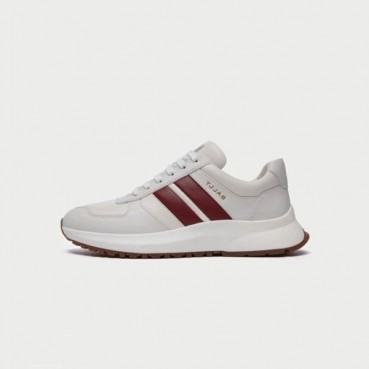 발리 남성 화이트 스니커즈 - Bally Mens White Sneakers 