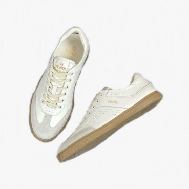 펜디 남/녀 화이트 스니커즈 - Fendi Unisex White Sneakers 