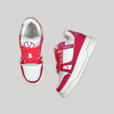 발렌티노 남/녀 핑크 스니커즈 - Valentino Unisex Pink Sneakers 
