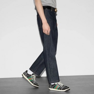 구찌 남성 블랙 스니커즈 - Gucci Mens Screener Sneakers 