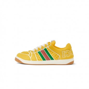 구찌 남성 옐로우 스니커즈 - Gucci Mens Screener Sneakers 