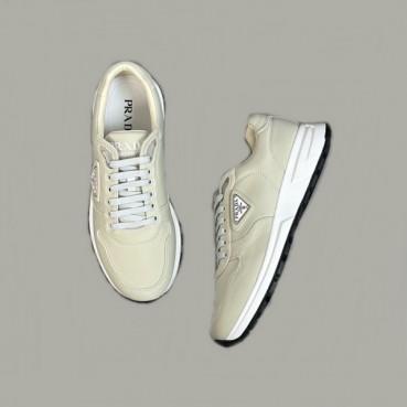 프라다 남성 베이지 스니커즈 - Prada Mens Beige Sneakers 