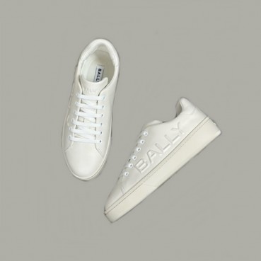 발리 남성 화이트 스니커즈 - Bally Mens White Sneakers 