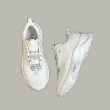 발렌티노 남성 화이트 스니커즈 - Valentino Mens White Sneakers 
