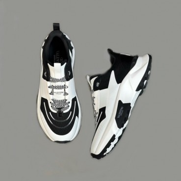 발렌티노 남성 블랙 스니커즈 - Valentino Mens Black Sneakers 
