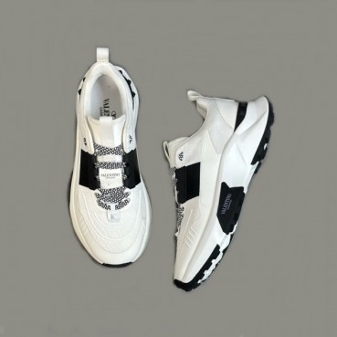 발렌티노 남성 화이트 스니커즈 - Valentino Mens White Sneakers 