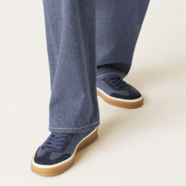 로로피아나 남성 테니스워크 스니커즈 - Loro Piana Mens Blue Sneakers 