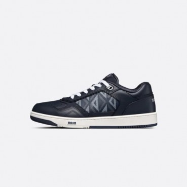 디올 남/녀 블랙 로우탑 스니커즈 - Dior Unisex Black Sneakers 
